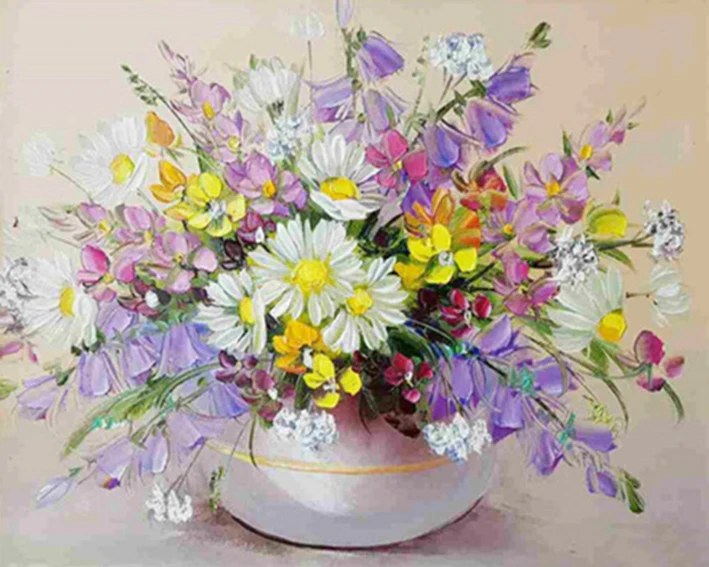 

2018 5D Diamond EMBROIDERY Mosaic flowers Cross Stitch DIY diamond Painting mosaic diamonds wall stickers home decor FOR Gift ZX