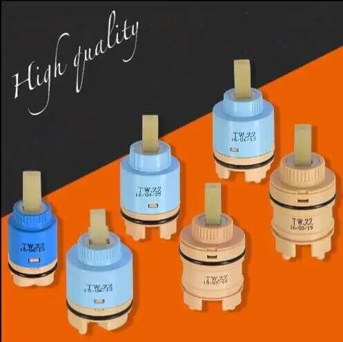 25มิลลิเมตร/35มิลลิเมตร/40มิลลิเมตรสูงขาตลับเซรามิกตลับก๊อกน้ำผสมแรงบิดต่ำอุปกรณ์ก๊อกน้ำแกนหมุนฟรี 1