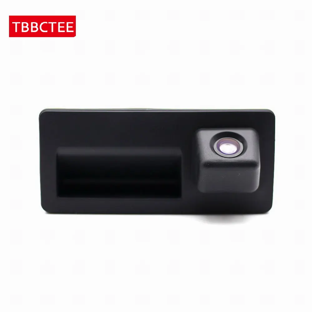 

For Audi S5 2012-2015 Car Reverse Reversing Camera Trunk Handle Rear View Backup Parking Camera HD CCD Night Vision NTSC RCA