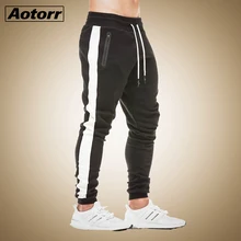 Новые модные мужские s тренировочные брюки мужские повседневные штаны для бега бодибилдинга фитнес пот тонкая секция спортивная брюки карандаш