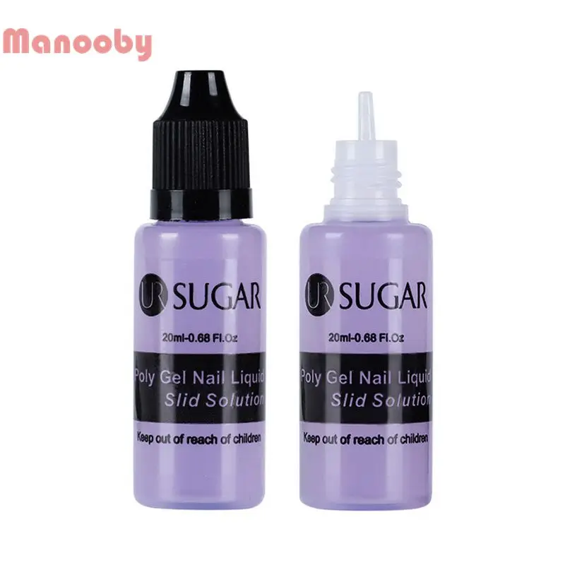 

Manooby 1PC Carving Extension Carved Gel Nail Polish Manicure Tools Extend Glue Liquid Nail Crystal Powder