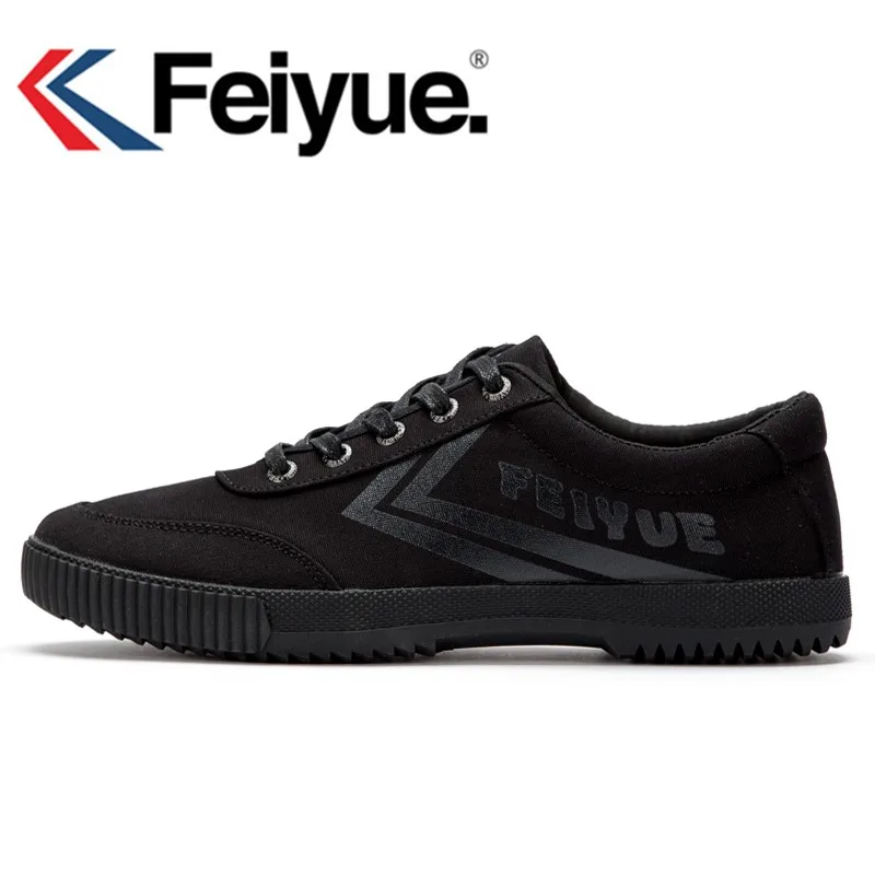Goede Feiyue Zwart Sneakers Mannen Vrouwen Schoenen Klassieke Retro Shaolin Soul Serie Van Echt Versie Canvas Schoenen