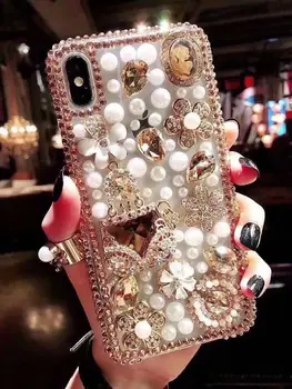 

XINGDUO Luxury phone case for Huawei P30 P20 PRO Lite bling flowers Crystal diamond case for Nova 4 3 P Smart 2019 Y7 PRO 2019