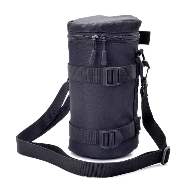 US $4.96 Zipper Photo Thick Protective Lens Case Pouch Bag Compatible with Canon Nikon Sony Olympus Panasoni