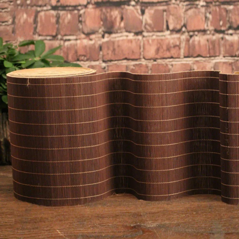  Kitchen Tea Table Solid Placemat Teaism Bamboo Mat for Tea Tableware Insulation Pad Tea Curtain Tea