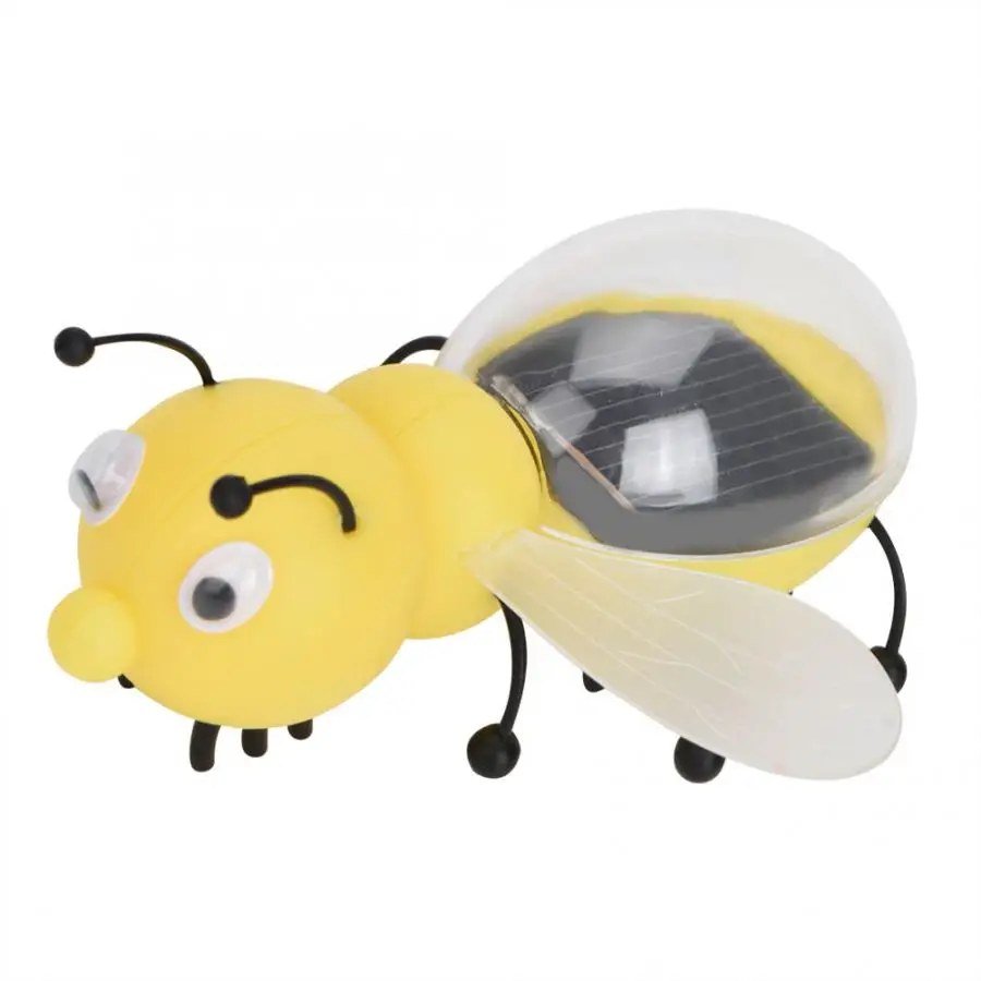 

1pcs Novel Solar Toy Cute Bee Solar Energy Powered Robot Toys For Children Kids Intelligence Development Educational Toys
