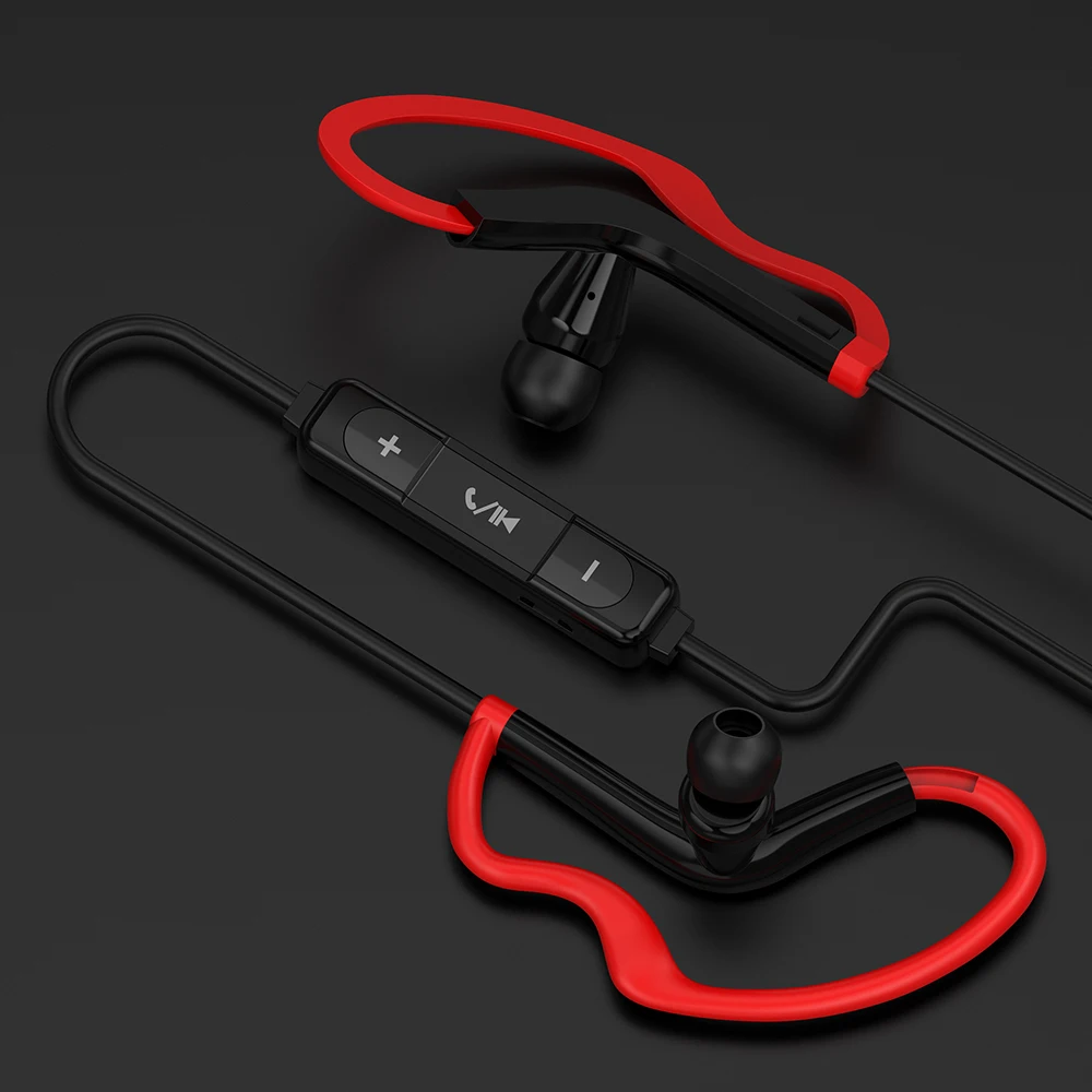 PTM B61 Bluetooth V4.2 наушники для спорта бега Беспроводной гарнитура с микрофоном