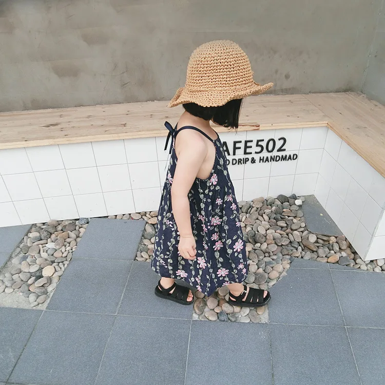 Chapéu do Bebê Chapéu de Palha Mãe e Filha Moda Praia Chapéus Crianças Meninas Arco Bebê Sun Cap Casquette Enfant Menina Cocar 2-8a 3 Chapéus e bonés