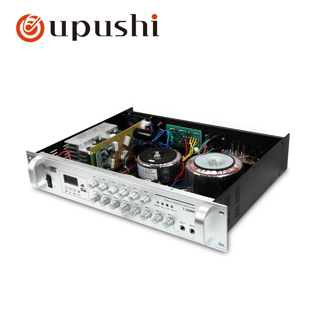 Oupushi 100-700w 6 зон регулятор громкости с blutooths аудио профессиональные механизированные усилитель для фоновой музыки(DC