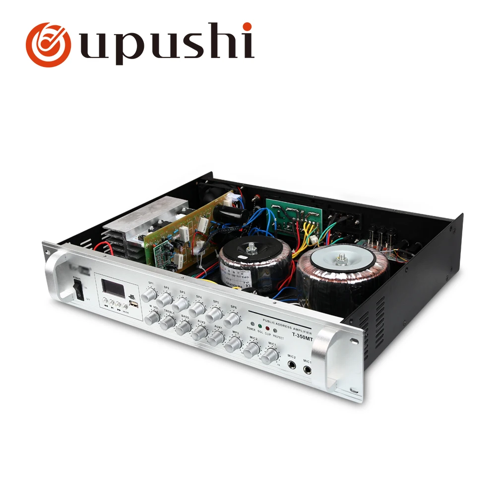 Oupushi 100 700 Вт 6 зонный регулятор громкости с blutooth audio Профессиональный усилитель
