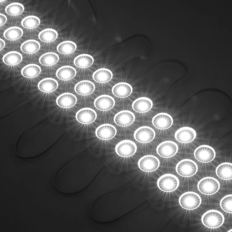 20 шт. 5050 SMD DC12V впрыск 3 светодиода модуль белый 0 72 Вт Водонепроницаемый