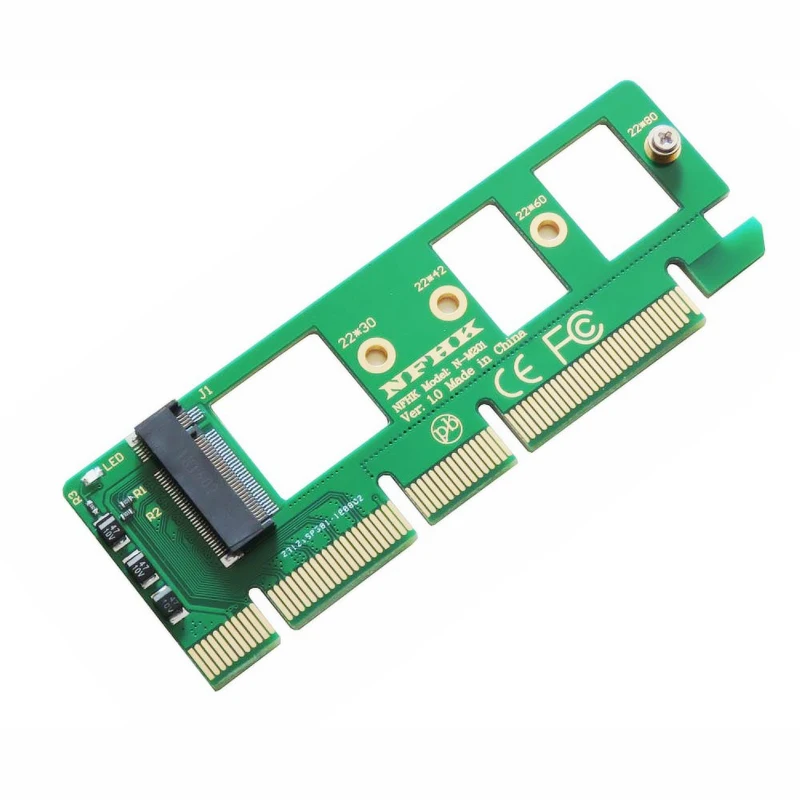 PCIE to M2 Adapter PCI-E PCI Express 3.0 X4 X8 X16 to NGFF M Key M.2 NVME AHCI SSD Riser Card Adapter for XP941 SM951 PM951 A110 m2 key a e to m2 nvme adapter convert card riser ngff to key m expansion slot wifi interface to m2 nvme support 2230 2280 m2 ssd