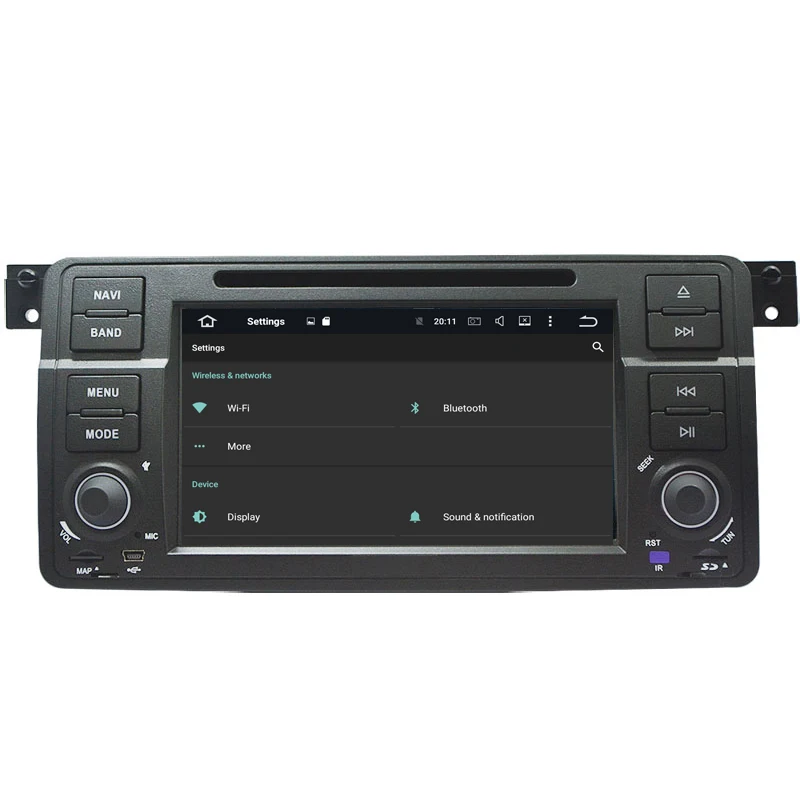 Sale 7 INCH Android 9.0 8 CORE octa cor Car dvd player gps navigation For BMW E46 M3 X5 Rover 3 Series RAM carplay 30 EQ RADIO STEREO 2