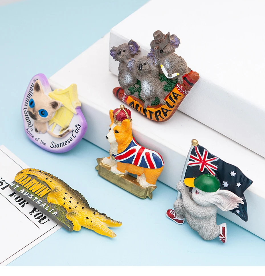 3D Animals Fridge Magnet 01