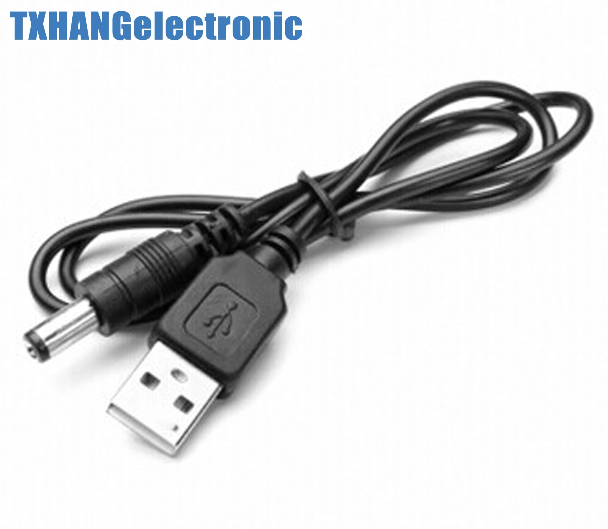 USB 2.0 to DC 5.5mm X2.1mm 5.5X2.1 80cm USB to power cord Cable MCU Power supply