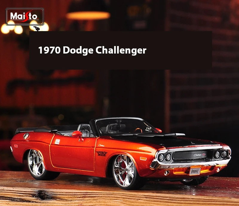 Lowest Price 1:24 Maisto 1970 Dodge Challenger R/T Orange Diecast Model Fast & Furious Character Car Without Light & Sound Car Kids Toys Lowest Price 1:24 Maisto 1970 Dodge Challenger R/T Orange Diecast Model Fast & Furious Character Car Without Light & Sound Car Kids Toys