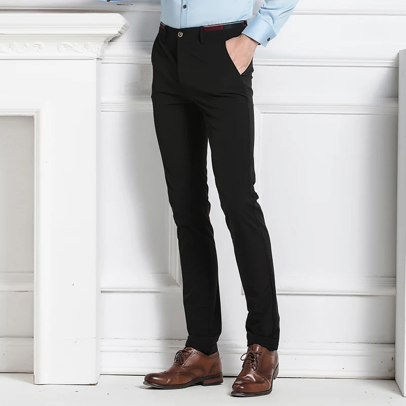 Men's Suit Pant Stretch Suit Trousers Four Seasons Slim Business Trousers Pencil Pants Big Size Slim Mens Non Ironing Gent Life Men's Suit Pant Stretch Suit Trousers Four Seasons Slim Business Trousers Pencil Pants Big Size Slim Mens Non Ironing Gent Life