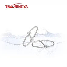 Tsurinoya, 20 шт./лот, нержавеющая сталь, Сплит, нержавеющая сталь, булавка, рыболовная приманка, Длина 14,8 мм, разъем для ловли карпа, приманка, аксессуары
