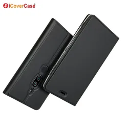 На Алиэкспресс купить чехол для смартфона ultra-thin pu leather flip wallet case stand cover for sony xperia xz2 premium
