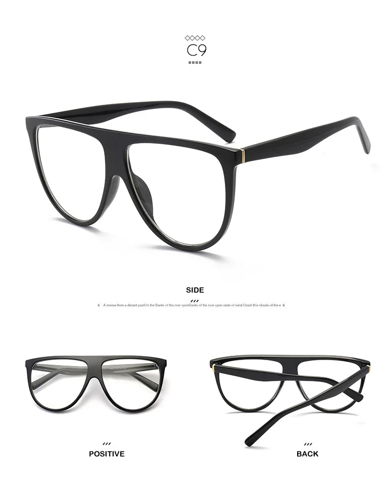 Кто милашка негабаритных квадратных солнцезащитных очков для женщин брендовая дизайнерская винтажная мода женские черные солнцезащитные очки «кошачий глаз» UV400 оттенки OM330B