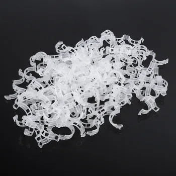 

100pcs Vegetable Garden Plant Support Plant Grafting Clips Plastic Tied Tie Branch Tendril Clip Clamp Garden Ornaments Supplies