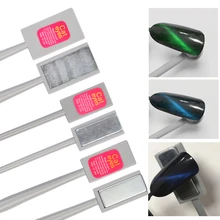 Новые Двойные магнитные пластины Ручка 1 шт. дизайн ногтей canni DIY инструмент для всех волшебных 3D кошачьих глаз магнит Гель-лак для ногтей(China)