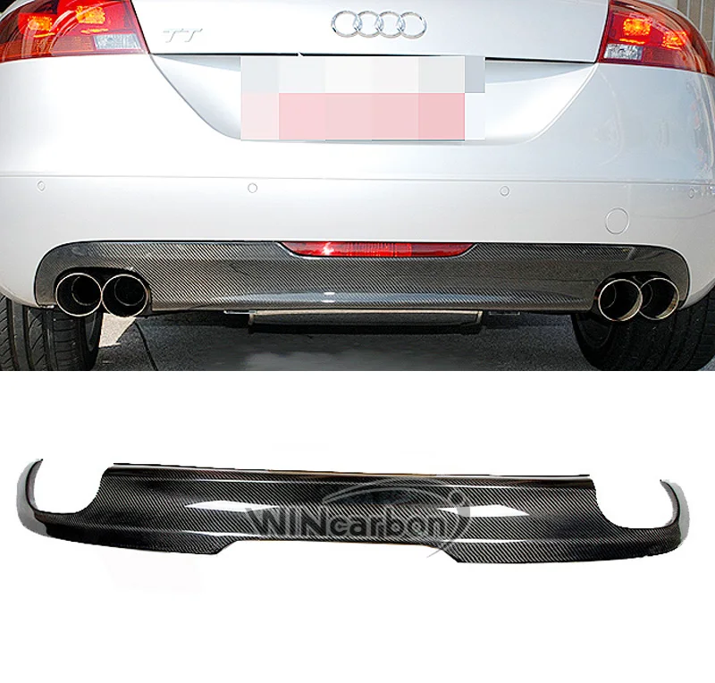 

REAL CARBON REAR DIFFUSER for AUDI 8J MK2 TT Normal model 2006-2010