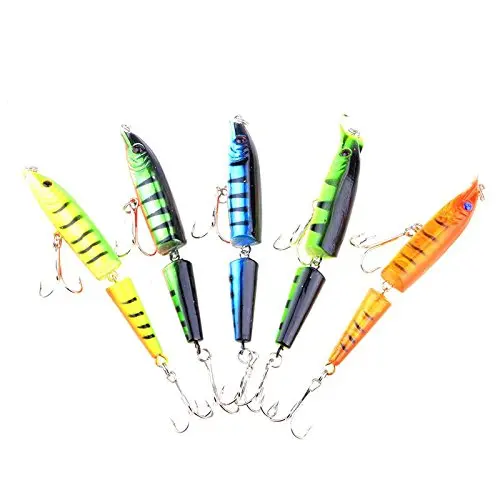 

Minnow Multi Section Simulation Lures Fishing Hard Lures Fishing Tackle 10.6cm/9.7g Fishing Bait Free Fisher DW1217