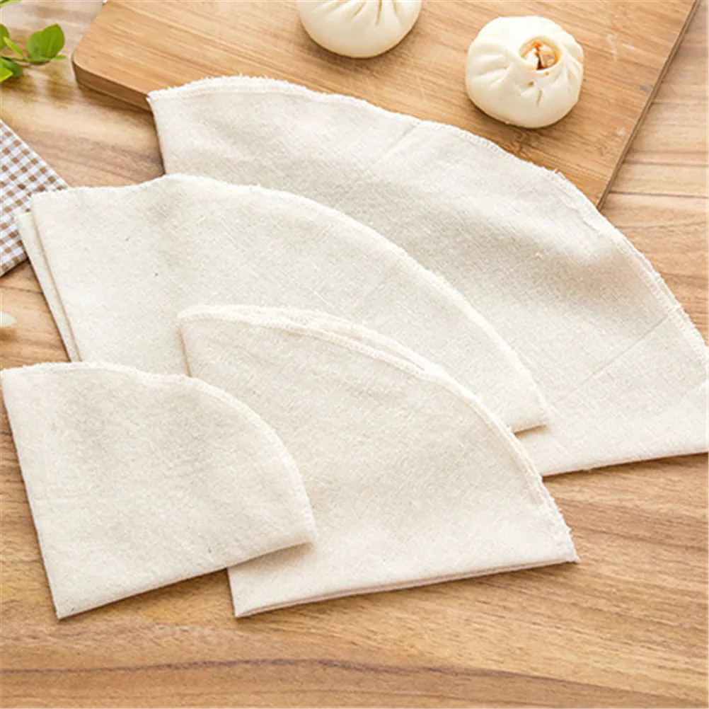 1pc 30/40/50/60cm Cotton Fabric Steamer Cloth Steamed Stuffed Bun Gauze