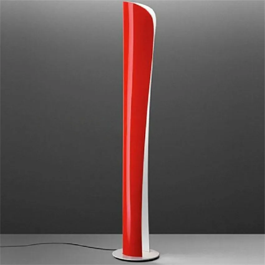 Современный светодиодный напольный светильник для гостиной, напольный светильник s, напольный светильник для помещений, красный/черный/белый, настенные лампы, Кухонные светильники - Цвет абажура: Red