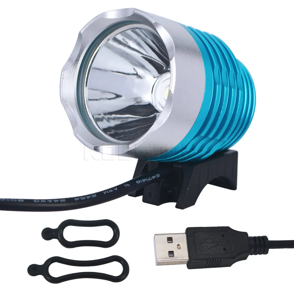 

kebedemm Head Light Lamp T6 USB Smart Bicycle Light Bike 1200Lm 3 Modes T6 LED Bicycle Light Torch Headlamp