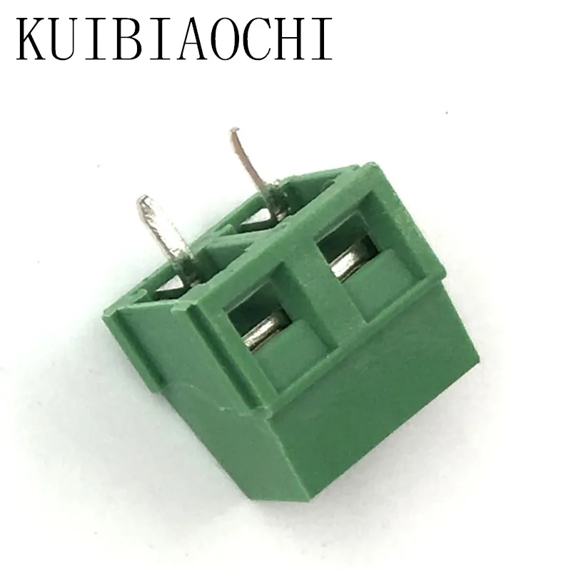 

20pcs/LOT KF127 2P 5.0MM 300V 10A 5.0mm pitch connector pcb screw terminal block connector 2pin