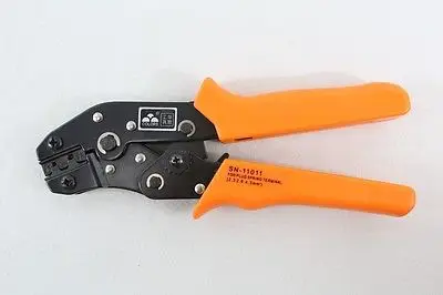 

Non-insulated tabs and receptacles Crimping plier AWG 22-14 0.5-2.5mm