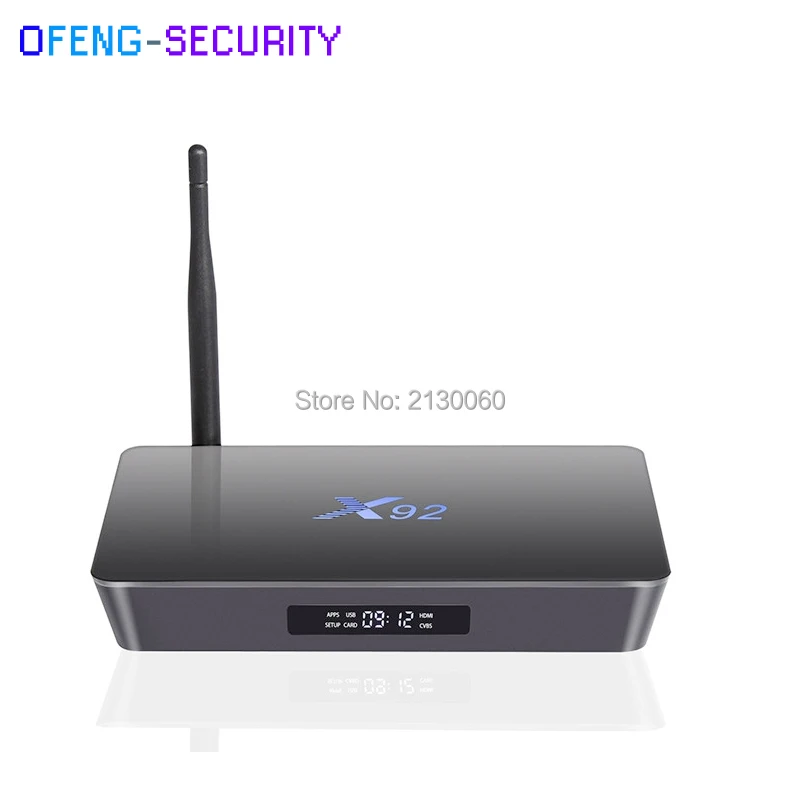  conversor smart tv X92 2GB 3GB 16GB 32GB Android 6.0 Smart TV Box Amlogic S912 Octa Core CPU 5G Wif