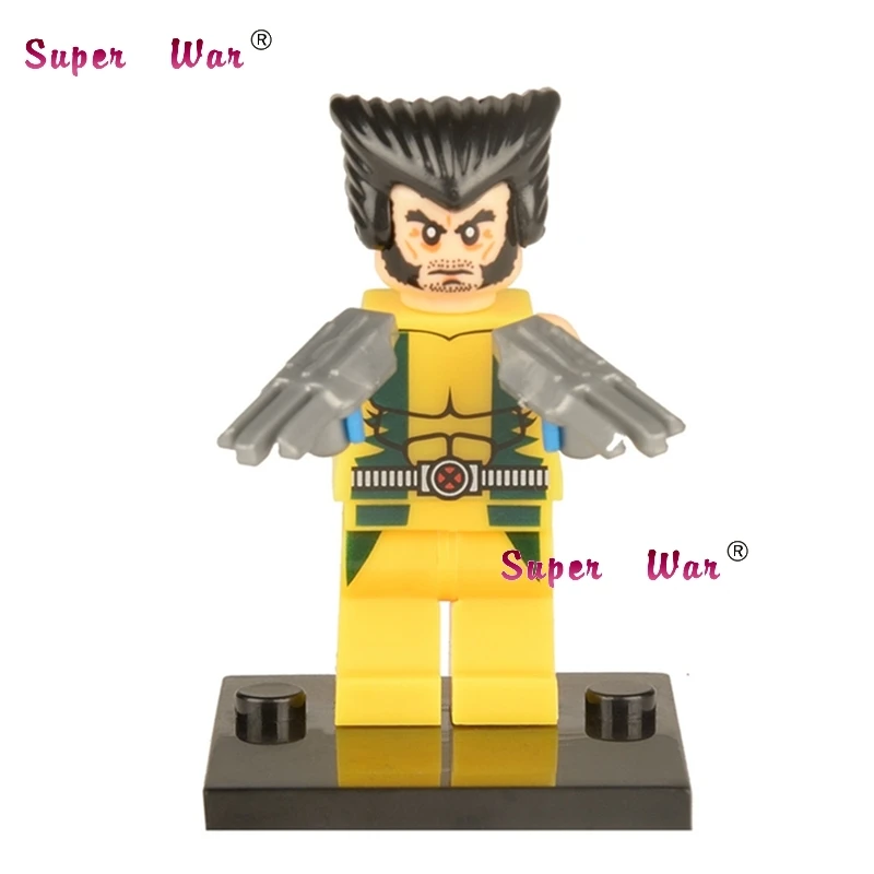 

Single Sale superhero marvel avengers Wolverine building blocks action sets model bricks toys for children
