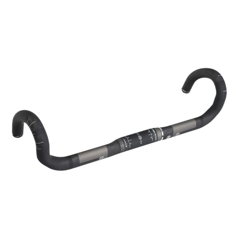 

Toseek Bike Handlebar Ultralight Road Handlebar Carbon Fiber Ud Matte Bike Handlebar 31.8