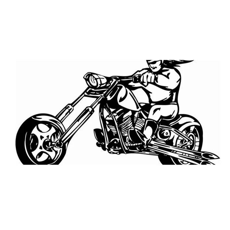 

Motorcycle Sticker Vehicle Decal Classic Punk Posters Vinyl Wall Decals Autobike Parede Decor Mural Autocycle Sticker