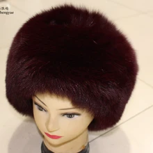 Linhaoshengyue Осенне-зимняя обувь мужской Для женщин енота меховая шапка, шапка из меха лисы купол монгольская шапка g42