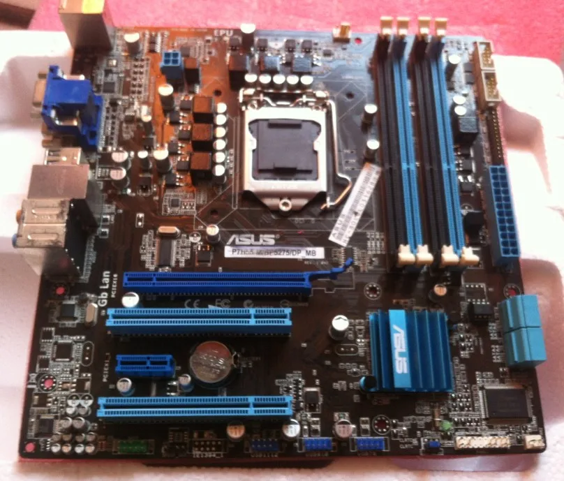 P7H55-M original motherboard Socket LGA 1156 DDR3 H55 16GB for i3 i5 i7 CPU Desktop motherboard socket lga 775 motherboard backplate iron bracket cpu