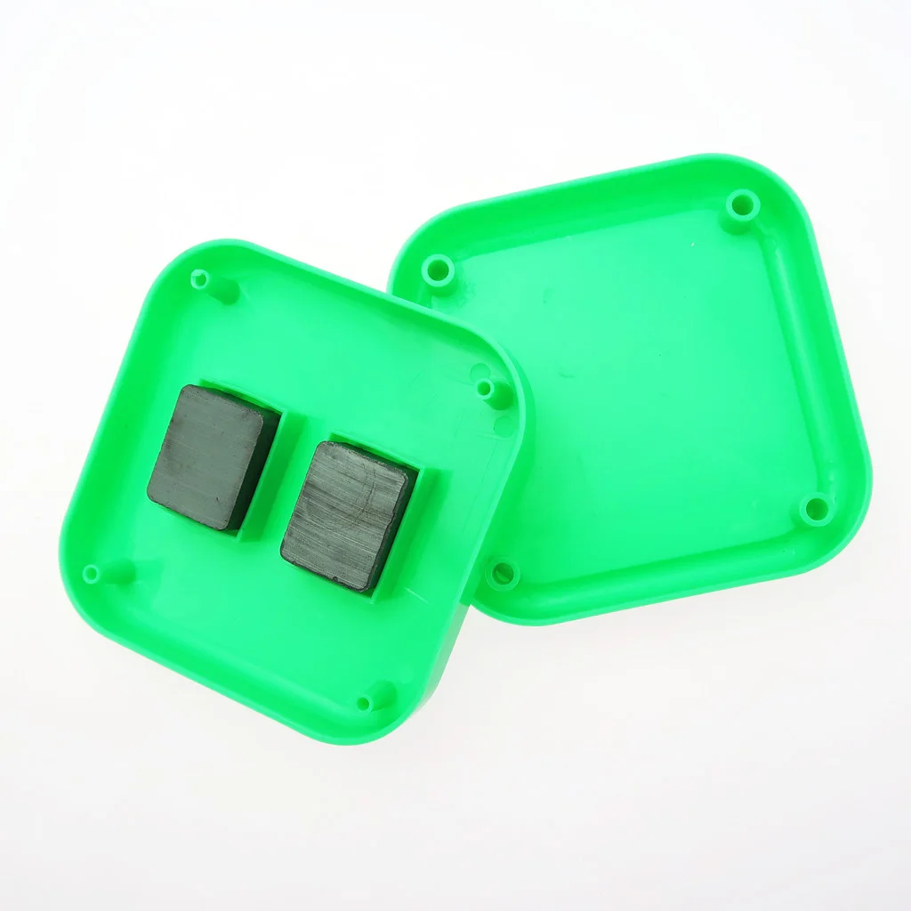 Square Magnetic Pincushion Pin Caddy Paper Clip Holder for Push Pins Sewing Needles ,Hair Clips Pins, Home Office Desk Organizer