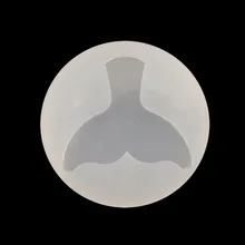 1 Piece DIY Pendant Silicone Mold Resin Jewelry Pendant Mould Handmade Decoration Tools Fish Tail Design E446