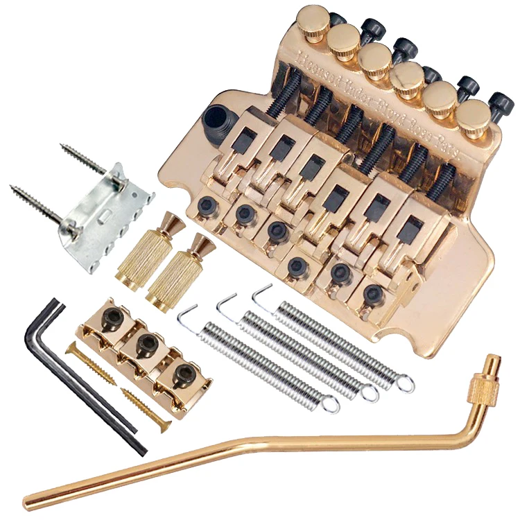 Double shake electric guitar bridge stringed bridge vibrator system