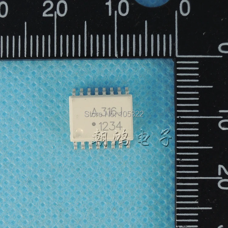 Free shipping 5pcs/LOT HCPL316J HCPL 316J A316J SOP 16 Power Bipolar Transistor Base Drive