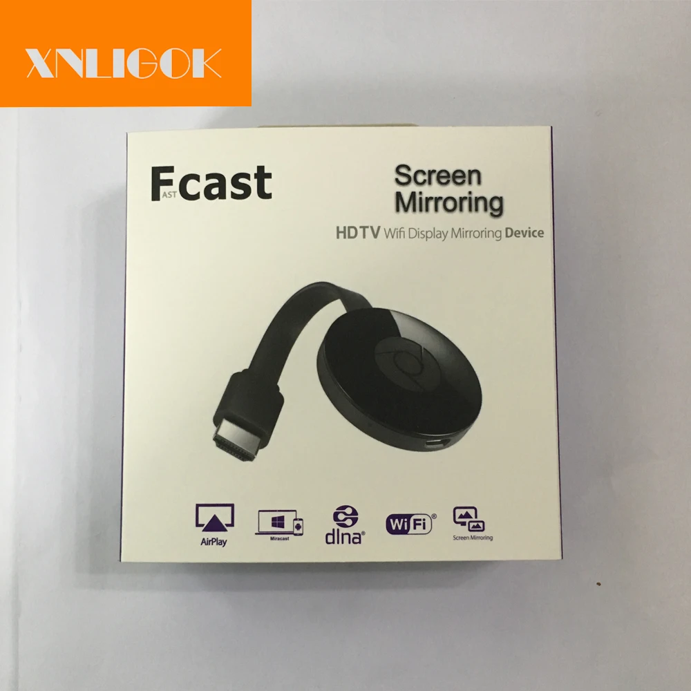 For Google Chromecast 2 1080P HD Android Wireless WiFi Display RK3036 TV Dongle Receiver TV Stick