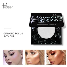 Pudaier блеск контурный макияж осветлитель для лица корректор, хайлайтер Палитра порошок праймер бронзатор для лица светящиеся Косметика TSLM2