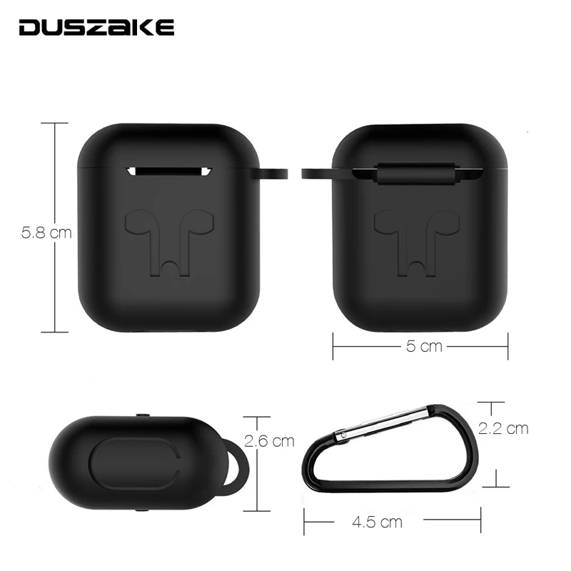 Duszake DA01 Мягкий ушной крючок для AirPods Замена Противоскользящий чехол Air Pods наушники