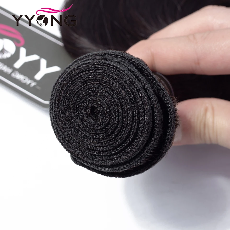 Yyong Loose Deep Wave Bundles Brazilian Hair Bundles Remy Human Hair Extensions Natural Color Hair 3 Pcs/Lot Weave Bundles