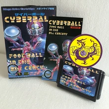 Cyberball Foot Ball в 21sc век с коробкой и ручной 16bit MD игровая карта для sega Mega Drive для Genesis