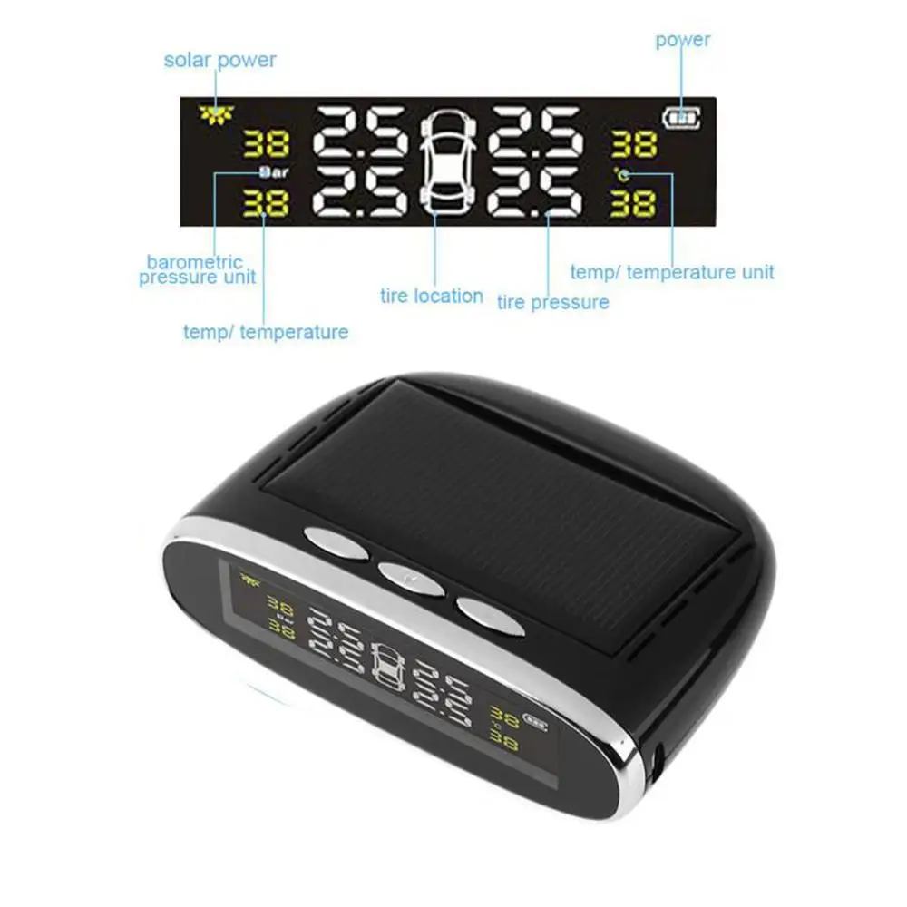 

Bx-04 Solar Tire Pressure Monitoring System Tpms Tire Pressure Sensing System Tire Pressure Monitoring External