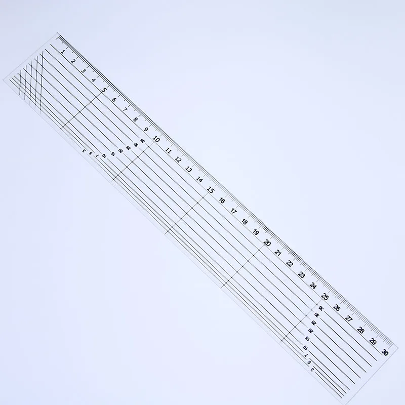 

Affordable 1 Piece Transparent 30 Cm Scale Ruler Measuring Device Student Drawing Tool